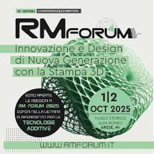 RM Forum 2025 returns to spotlight innovation and design in Additive Manufacturing RM Forum 2025 returns to spotlight innovation and design in Additive Manufacturing
