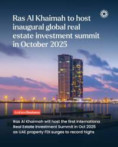 Ras Al Khaimah to host inaugural global real estate investment summit in Oct 2025 Ras Al Khaimah to host inaugural global real estate investment summit in Oct 2025